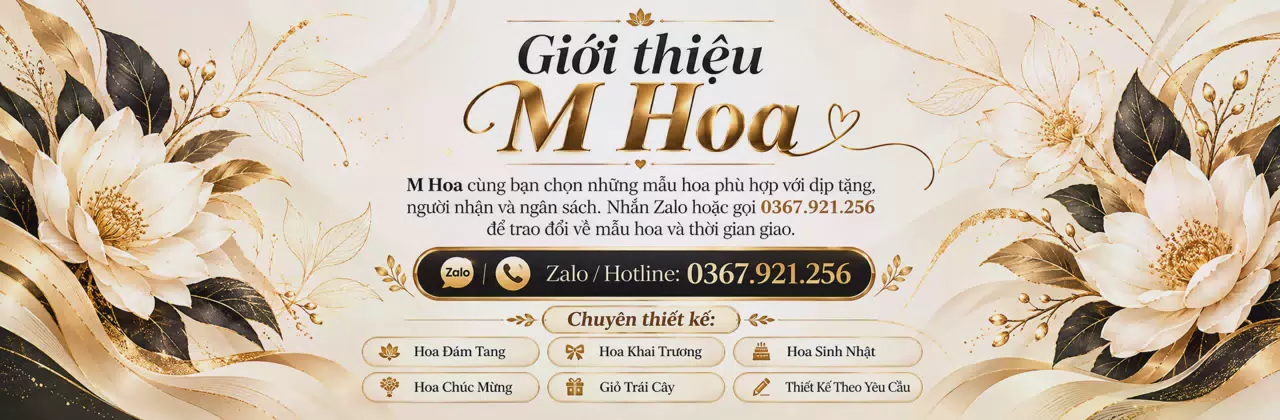 Ảnh bìa Shop hoa tươi Xã An Bình Vĩnh Long - Cùng bạn gửi lời cảm ơn